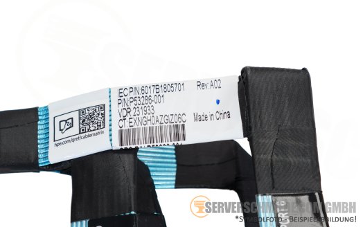 HP NVMe Kabel cable Box 2 4x SFF-8654 gerade to 4x SFF-8654 winkel DL380 Gen11 P53286-001