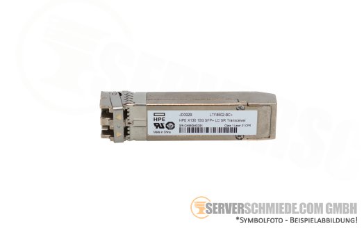 HP Original 10Gb LC Duplex SFP+ Transceiver 850nm SR JD092B X130 FTLX8571D3BCL-HZ