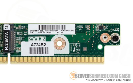 HP Primary Riser 1x SATA M.2 + 2x x16 PCIe 3.0 DL360 Gen10 867978-B21