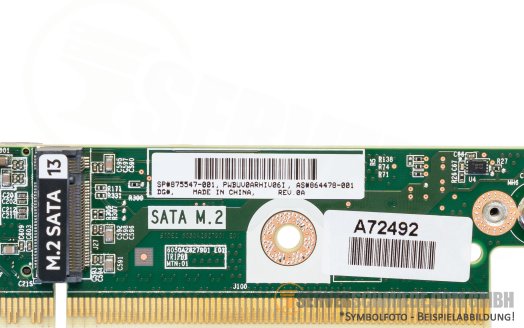 HP Primary Riser 1x SATA M.2 + 2x x16 PCIe 3.0 DL360 Gen10 867978-B21 +NEW+