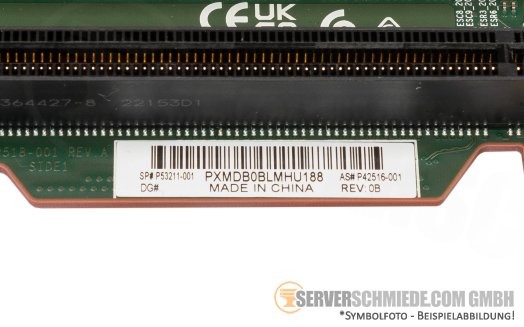 HP Primary Secondary Riser 1x x16 2x x8 PCIe 5.0 without cage DL380 Gen11 P42517-211