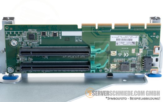 HP Primary Secondary Riser 2x x16 PCIe 4.0 Slot 1,2  incl. cage DL380 DL385 Gen10 Plus P14589-B21
