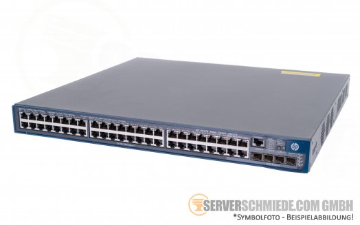 HP ProCurve A5120-48G-PoE+ EI Switch JG237A 48x 1GbE POE RJ-45 4x Gigabit LWL SFP 19