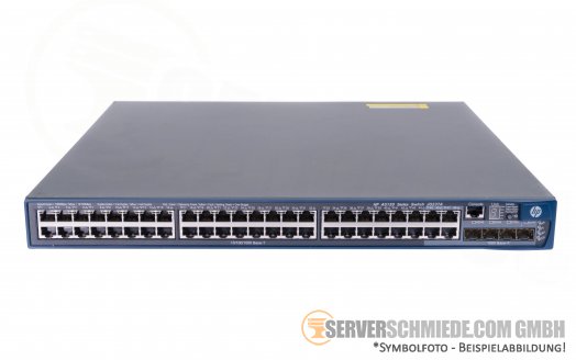 HP ProCurve A5120-48G-PoE+ EI Switch JG237A 48x 1GbE POE RJ-45 4x Gigabit LWL SFP 19