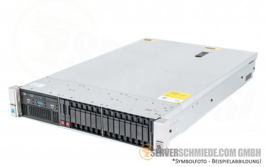 HP ProLiant DL380 G9 Gen9 19" 2U Server 16x 2,5" SFF 2x Intel XEON E5-2600 v3 / v4 SAS SATA Raid 2x PSU -CTO-