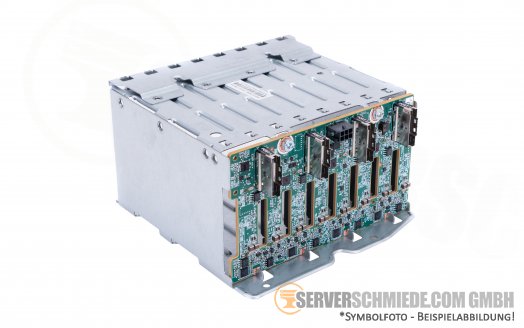 HP ProLiant DL380 Gen10 8x to 16x U.2 NVMe Express Bay Enablement Kit incl. cage - backplane - cables - riser