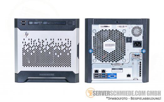 HP ProLiant MicroServer Gen8 Intel G1610T 2,30GHz 8GB RAM 4x 3,5" LFF SATA