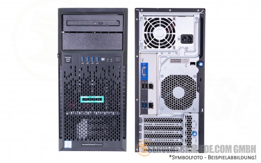 HP ProLiant ML30 G9 Gen9 19" Tower Server 4x 3,5" LFF 1x XEON E3-1200 v5 v6 Windows Server 2022