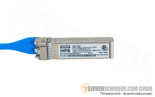 HP QK725A 16Gb FC FibreChannel Transceiver LR SFP+ 1310nm 10km 656436-001 SingleMode