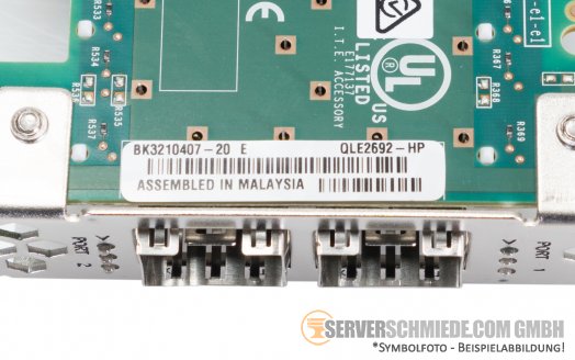 HP Qlogic StoreFabric SN1100Q 2x 16Gb FC QLE2692-HP PCIe x8 Fibre Channel Controller HBA 853011-001