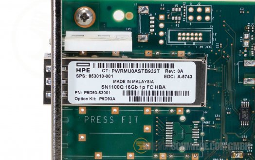 HP Qlogic QLE2690-HP StoreFabric SN1100Q 16Gb FC PCIe x8 Fibre Channel Controller HBA P9D93-63001