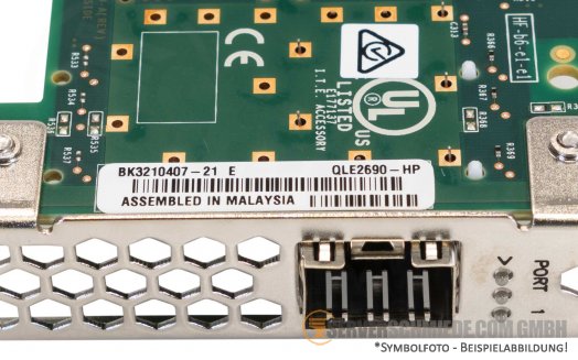 HP Qlogic QLE2690-HP StoreFabric SN1100Q 16Gb FC PCIe x8 Fibre Channel Controller HBA P9D93-63001