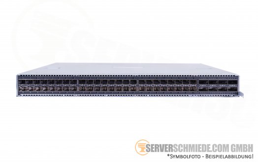 HP R1N26A Composable Fabric FM 3180 48x 10Gb 25Gb SFP28 + 8x 100GbE QSFP28 Ethernet Network 19" 1U Switch 2x PSU rear-to-front airflow