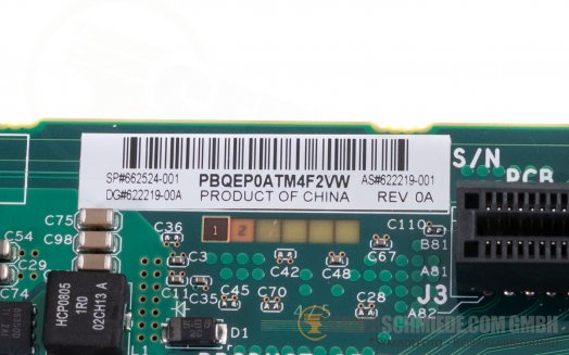 HP Riser DL380 Gen8  1x PCIe Slot 16x 2x PCIe Slot 8x 1x 10-pin 622219-001