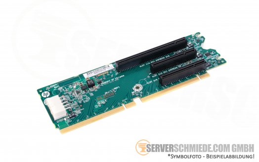 HP Riser DL380 Gen8  1x PCIe Slot 16x 2x PCIe Slot 8x 1x 10-pin 622219-001