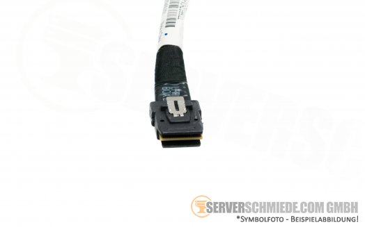 HP SAS Kabel 25cm  1x SFF-8087 gerade 1x SFF-8087 winkel 876501-001