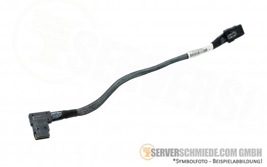 HP SAS Kabel 25cm  1x SFF-8087 gerade 1x SFF-8087 winkel 876501-001