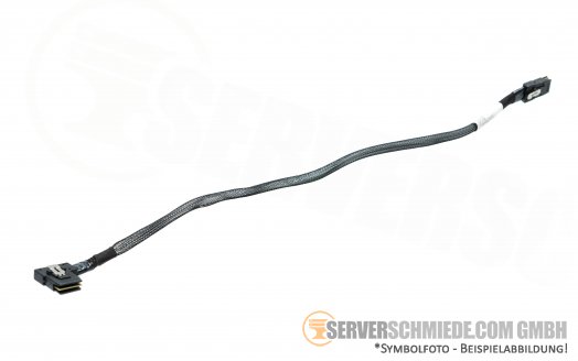 HP SAS Kabel 40cm  1x SFF-8087 gerade 1x SFF-8087 winkel 876498-001