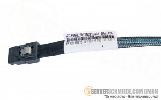HP SAS Kabel 90cm 1x SFF-8087 gerade 4x SATA gerade 538872-001 580751-001