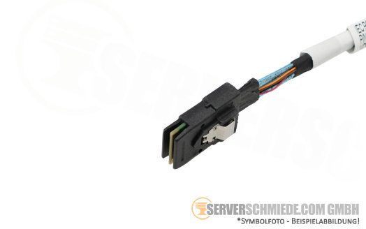HP SAS Kabel cable 1x SFF-8087 gerade to 1x SFF-8654 winkel DL360 Gen11 P43728-001