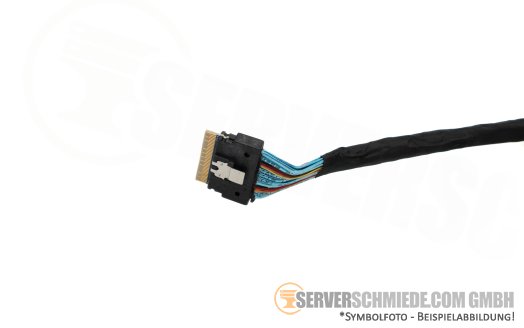 HP SATA Kabel Cable 1x SFF-8654 to 1x SFF-8654 S100i onboard XL230k Gen10 Blade 866650-001