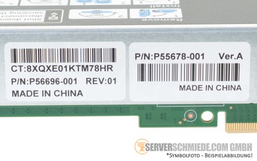 HP Secondary Riser 1x x16 PCIe 5.0 LP low profile incl. cage DL365 Gen11 P55029-B21 +NEW+