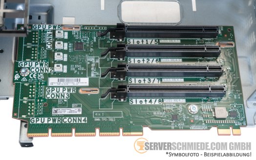 HP Secondary Riser 4x x8 PCIe 5.0 incl. cage ML350 Gen11 P48407-B21
