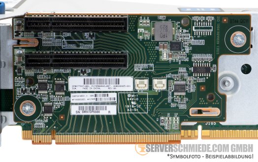 HP Secondary + Tertiary Riser incl. cage 4x NVMe + 2x x8 PCIe 3.0 DL560 Gen10 873910-B21