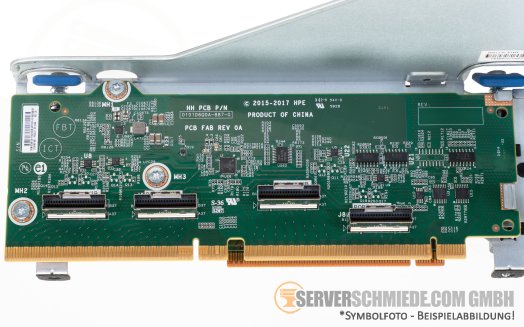 HP Secondary + Tertiary Riser incl. cage 4x NVMe + 2x x8 PCIe 3.0 DL560 Gen10 873910-B21