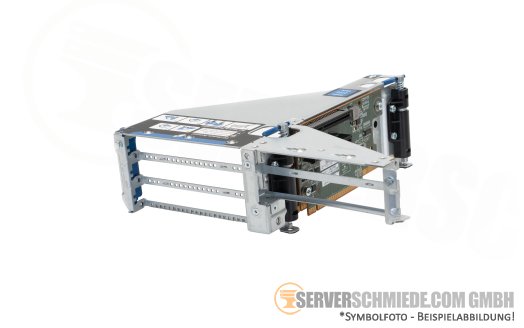 HP Secondary + Tertiary Riser incl. cage 4x NVMe + 2x x8 PCIe 3.0 DL560 Gen10 873910-B21