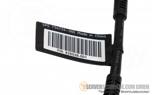 HP smart AC Adapter Dongle 7.4mm 1x Power DC jack 7.4mm male 1x Power DC jack 4.5 mm fermale  825026-001