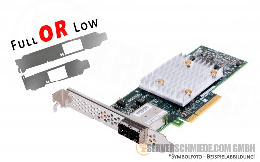 HP Smart Array E208e-p SR Gen10 PCIe x8 2x SFF-8644 extern 12G SAS Raid Controller for HDD SSD Raid: 0, 1, 10, 5 804398-B21