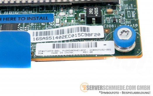 HP Smart Array E208i-a SR LH Gen10 8-Port x8 Raid Controller for HDD SSD Raid: 0, 1, 10, 5  HBA mode 869079-B21
