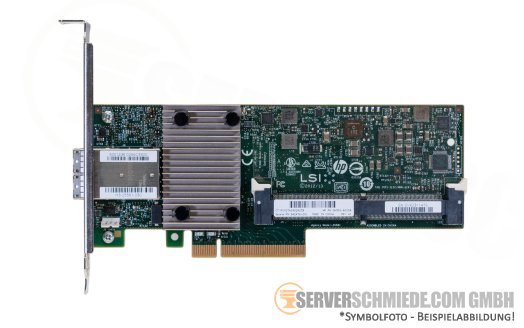 HP Smart Array P1228 PCIe x8 2x SFF-8644 extern 12G SAS Raid Controller for HDD SSD QW991-60104