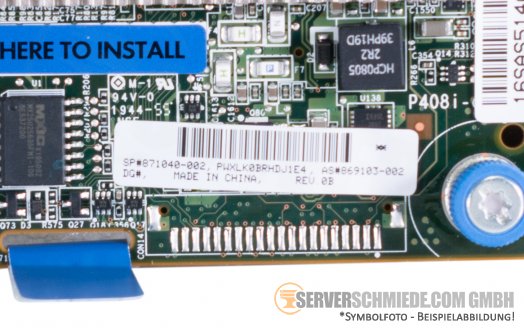 HP Smart Array P408i-a SR Gen10 2GB Cache 8-Port modular Raid Controller for HDD SSD Raid: 0, 1, 10, 5, 50, 6, 60, HBA mode 869103-002