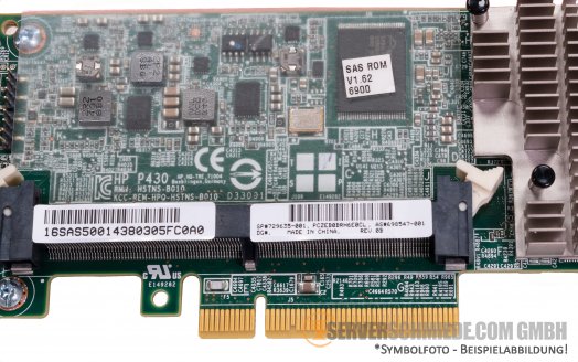 HP Smart Array P430 SAS 6Gb SATA RAID Controller 4GB Flash Cache FBWC for HDD and SSD Raid: 0, 1, 10, 5, 50, 6, 60