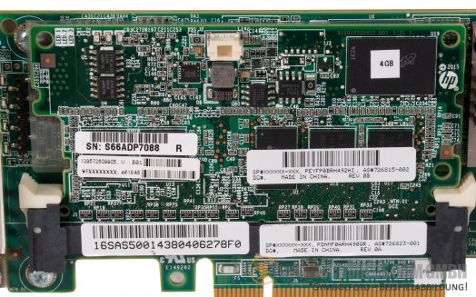 HP Smart Array P440 12G 8-Port SAS Raid PCIe x8 Controller with 4GB Cache Modul for HDD SSD Raid: 0,1,10,5,50,6,60 HBA IT-mode 726821-B21