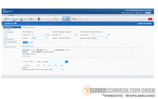 HP SN2410bM 48x 10Gb SFP+ 8x 100Gb QSFP28 Ethernet Network Switch Q6M28A 2x PSU 4x FAN +NEW+