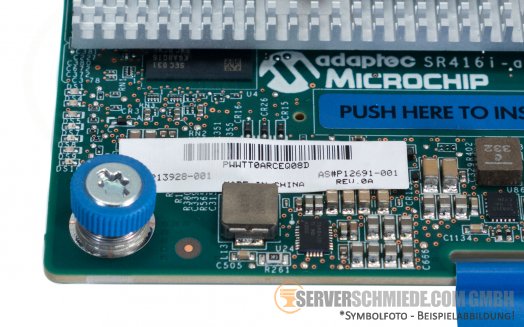 HP SR416i-a 4GB - 24Gb SAS SATA NVMe Tri-Mode Storage Controller DL3xx Gen10 Plus Raid: 0, 1, 5, 6, 10, 50, 60 P12688-B21