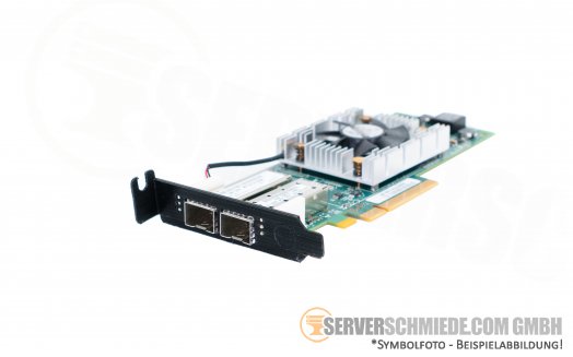 HP StoreFabric SN1000Q QLogic QW972A QLE2662 2x 16Gb FibreChannel FC PCIe x8 Controller HBA w/o SFP+ aktiv