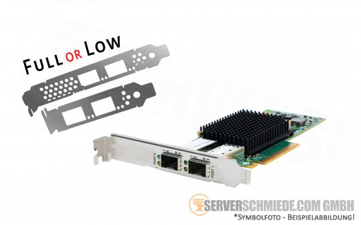 HP StoreFabric SN1100E 2x 16Gb FC Emulexx LPE16002 PCIe x8 Fibre Channel Controller HBA 719212-001