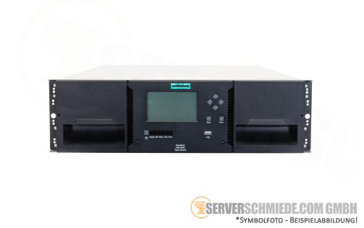 HP StorEver MSL3040 19" 3U 40-bay Tape Library Bandlaufwerk Bibliothek LTO-6 7 8 9 Sicherung  Backup