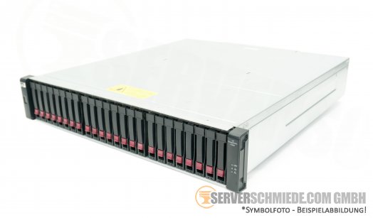 HP StorageWorks P2000 G3 SAS SAN 19" 24x SFF /w 2x HA SAS Raid Controller 4x 6G SAS Host vmware Hyper-V shared Storage