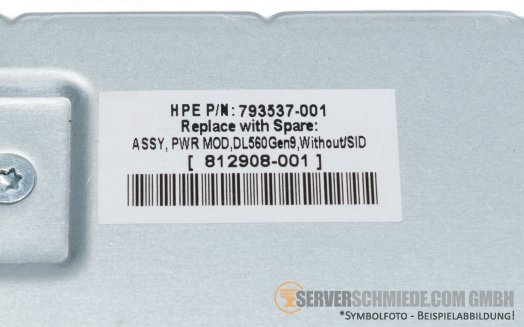 HP Switch DL560 Gen9 control panel 793537-001