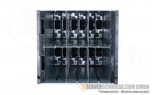 HP Synergy 12000 Blade Server Chassis Enclosure 3x 2650W PSU 10x FAN 1x FLM Frame link modules