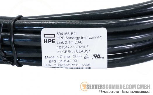 HP Synergy 2m Interconnect Link CXP (male) DAC Direct Attached Kabel cable Copper 804155-B21 2,1m