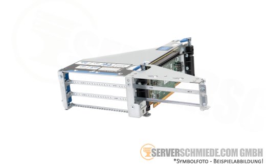 HP Tertiary 3rd GPU Riser 1x x16 PCIe 3.0 + PCIe x8 / x16 / x8 2nd GPU ready 2nd Riser incl. cage DL380 Gen10 809467-001 9869342-001 876320-001