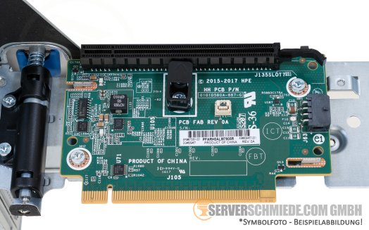 HP Tertiary GPU 1x PCIe x16 GPU capable 3rd Riser card incl. cage DL380 Gen10 826702-B21 +NEW+