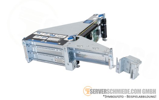 HP Tertiary GPU 1x PCIe x16 GPU capable 3rd Riser card incl. cage DL380 Gen10 826702-B21 +NEW+