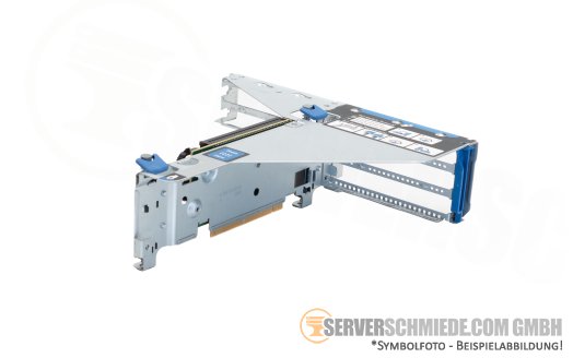 HP Tertiary GPU Riser 1x x16 PCIe 3.0 incl. cage DL380 Gen10 809467-001 876320-001